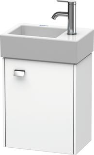 Duravit Waschtisch-Unterschrank Brioso 36,4x23,9x44,2cm, wandh, T. re, chr/we m