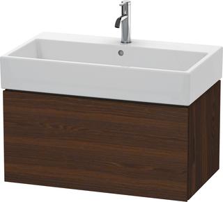 Duravit Waschtisch-Unterschrank L-Cube 78,4x 45,9cm, Nussb geb., 1 Ausz., wandh