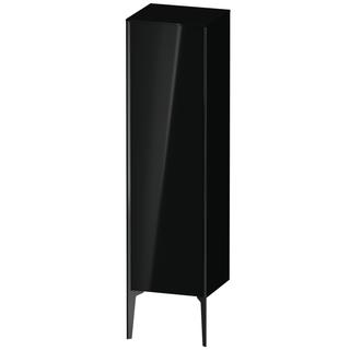 Duravit Halbhochschrank XViu 40x36x133cm, sw m, T. re, sw hochglanz