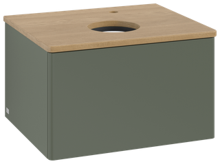 V&B WT-Unterschrank o. F-Struktur Antao 60x36x50cm, HL, WBP hon. Oa, le g. m Lac