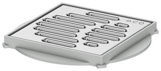 ACO Sanitärablauf Easyflow+ Rahmen und Rost/100x100/K3