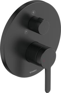 Duravit Fertigmontageset C.1 UP-Brause-Einhebelmischer, mit Umstellventil, rund
