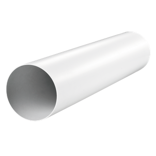 Blauberg Kunststoffrohr BlauPlast RR d= 100mm, 1 m, PVC, weiß