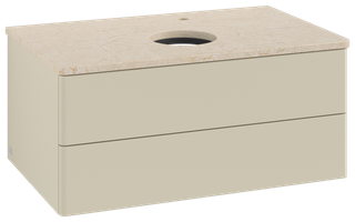 V&B WT-Unterschrank o. F-Struktur Antao 80x36x50cm, HL, WBP botti., si Gr m Lac