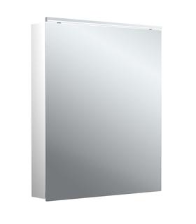 FORMAT Design Spiegelschr. Flat 2 Class. 600x700x113mm, chr, 1 T., mit Unterlicht