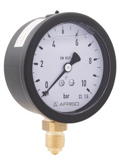AFRISO Rohrfeder-Glyzerinmanometer RF63Gly 0/4bar G1/4B rad Kl.1,6 D601