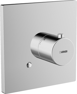 Hansa Fertigmontageset HANSAVARIO LIVING UP-Thermostat, Rosette eckig, chrom