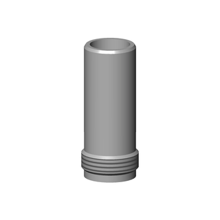 DO Halter für Duschvorhangring ET 091797051 D 20 x 47 mm Platin gebürstet