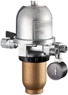 Oventrop Heizölf./Entlüfter TOC-Duo-3 G 3/8 IGxG 3/8 AG, m Manometer, 5-20 my