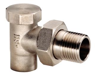 HS Radiatorverschraubung UNIVERS 1/2"x15mm, Eckf., abspb., lötbar, vern