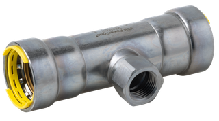 AIPS T-Stück VSH PowerPress C9418G 1 1/2xRp1x1 1/2", IG, Stahl, HNBR O-Ring