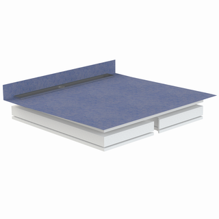 Schedel Duschelement MULTISTAR-LINE TECE 100x100, 2tg, eins. Gefä., m Wandanbin.