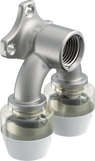 Uponor U-Wandscheibe RTM 20 mm x Rp 1/2 x 20 mm, MS verzinnt