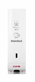 CWS Desinfektionsmittelspender 321x91x121mm, w, Parad. Disinfect Non-T.