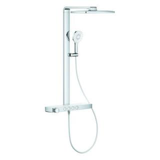 GROHE Duschsystem Rainshower Aqua Pure m Therm., Wd-mont., eck., 15 l/m., chrom