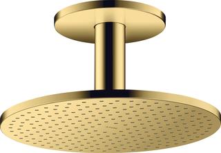 hansgrohe Kopfbrause 300 2jet Axor mit Deckenanschluss, polished gold optic