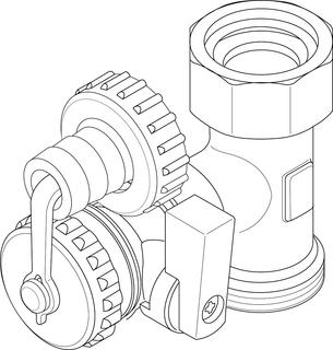 BOSCH Ersatzteil TTNR: 87185436280 FE-Hahn mit Gewinde everp