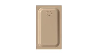 Duschwanne BetteSupra 5980 120x70x6,5cm, Glasur, greige
