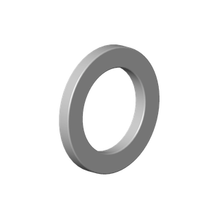 DO Rosette ERSATZTEILE 092766006 D 50 x D 33m x 5 mm Dunkelgrau