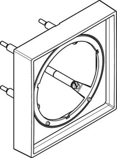 hansgrohe Verlängerungsrosette E 22 mm, 170 x 170 mm