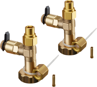 Oventrop Anschluss-Set Hydrocontrol classic Messtechnik, 2 Messadapter