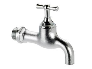 Bender Auslaufventil 1001 Messing-CR ma verchr., DN 15, Knebelgr.