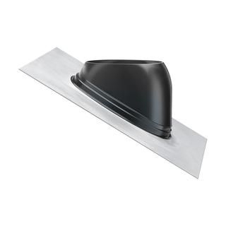 Helios Dachpfanne UDP 100/125 S, schwarz, mit Bleirand
