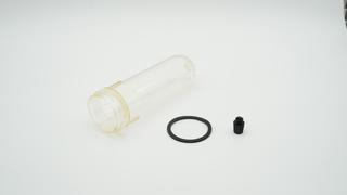 BWT Klarsichtzyl. trans kpl. m. Dichtungs- u. Ablass-Schraube