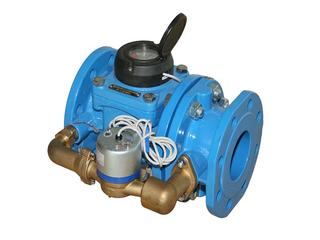 Schlösser Verbundzähler 711T WPV Fl, 270mm, m Nebenzähler, EB waagerecht