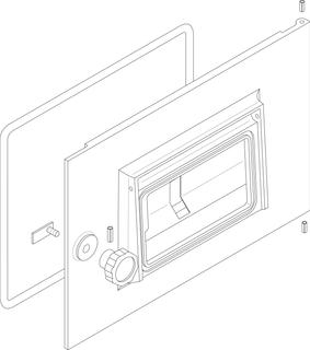 BOSCH Ersatzteil TTNR: 87399302390 Tür 12-16kW