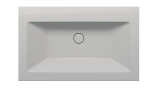 Einbau-Waschtisch BetteLoft A230 80x49,5cm, silver
