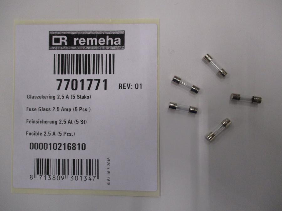 Artikelbild 1 des Artikels „RE Glassicherung 2,5 Amp (5x) 7701771 “