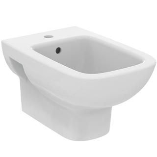 Ideal-Standard Wand-Bidet i.life A 35,5x54x30 cm, offene Befestigung, mit Hahnloch und Überlauf