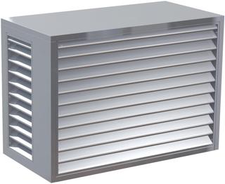 ATEC Schallhaube HT eSILENT 1280x1810x910mm, gr, Luftans. seitl.