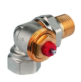 Resideo Thermostatventil FX 1/2", Wi-Eck L, MS, f niedr. Durchfl.