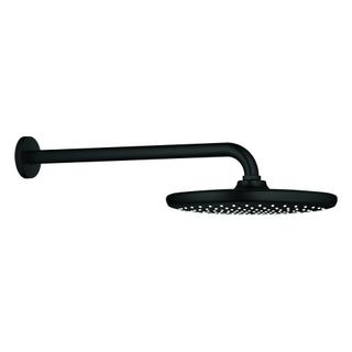 GROHE Kopfbrauseset Tempesta 250 Brausearm 38cm, 1 Strahlart, matt black