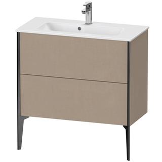 Duravit WT-Unterschrank XViu Compact 81x39x59,4cm, lei, 2 Ausz., steh., sw m