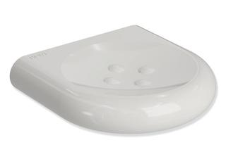 HEWI Seifenhalter 477 120mm, mit Noppen, lichtgrau