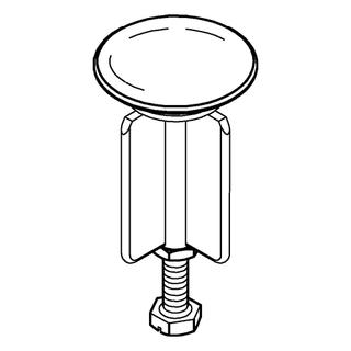 GROHE Stopfen 07182 für Ablaufgarnitur 1 1/4" polished brass