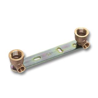 Sanha Montageeinheit 4976-F 15mmx1/2"x150mm, flach, Rotguss