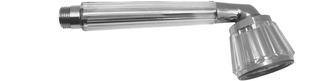 ASW Handbrause Crystal d 60mm, stufenlos verstellbar, verchromt
