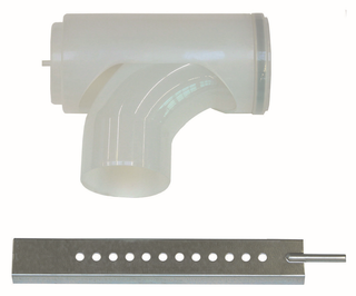 Vaillant Bogen 87Grad, 110mm, Auflageschiene 350mm, PP