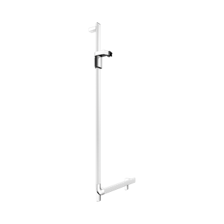 Keuco Winkelgriff AXESS Care 581x1301mm, BrSt L, m Br-Sch, AL si-el/v