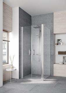 Kermi Seitenwand Pega 93x200, silb. hgl, ESG kl Cl, a Duschpl.