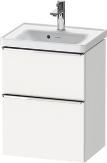 Duravit Waschtisch-Unterschrank D-Neo 48,4x37,2x62,5cm, 1 Schubk., chr/we matt