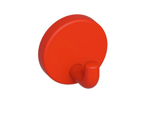 Artikelbild 1 des Artikels „HEWI Wandhaken 801 koralle, Rosette d= 40mm, matt koralle“
