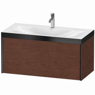 Duravit WT-Unterschrank c-bonded XViu 100x48cm, 1 AZ, 1 HL, s m, R P, US Nussb