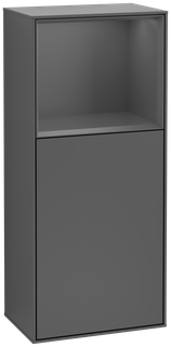 V&B Seitenschrank Wandbeleuchtung Finion 41,8x93,6cm, r, Rg o A m, Anthrac. m