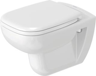 Duravit Wand-Tiefspül-WC D-Code 35,5 x 54,5 cm, 4,5 l, Rimless