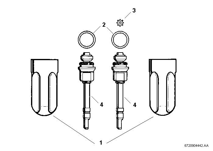 Artikelbild 2 des Artikels „BOSCH Ersatzteil TTNR: 8738721407 Zapfventile Set “